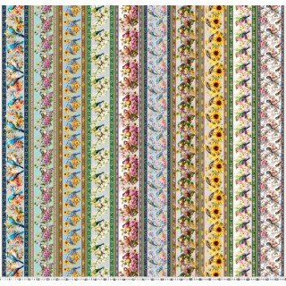 Barrado Pássaros Cor 02 - (Est. Digital 3D) 